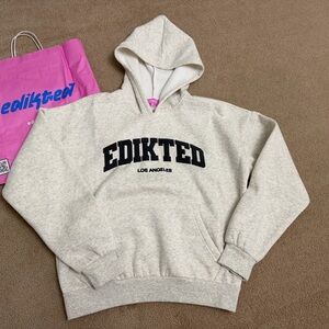 New Edikted LA Gray Hoodie size Small